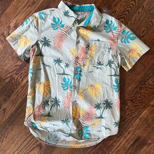 Cherokee Tropical Button Down
